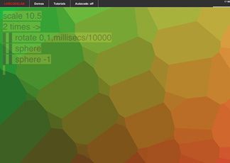 Livecodelab screenshot 1